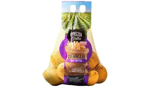 Ziemniaki na frytki z Ryneczku Lidla. Idealne do przygotowania chrupiących frytek. Produkt polski.